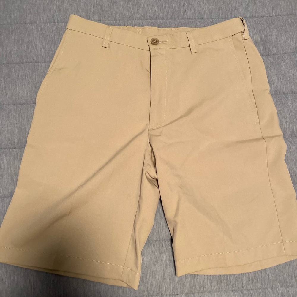 Haggar khaki golf shorts